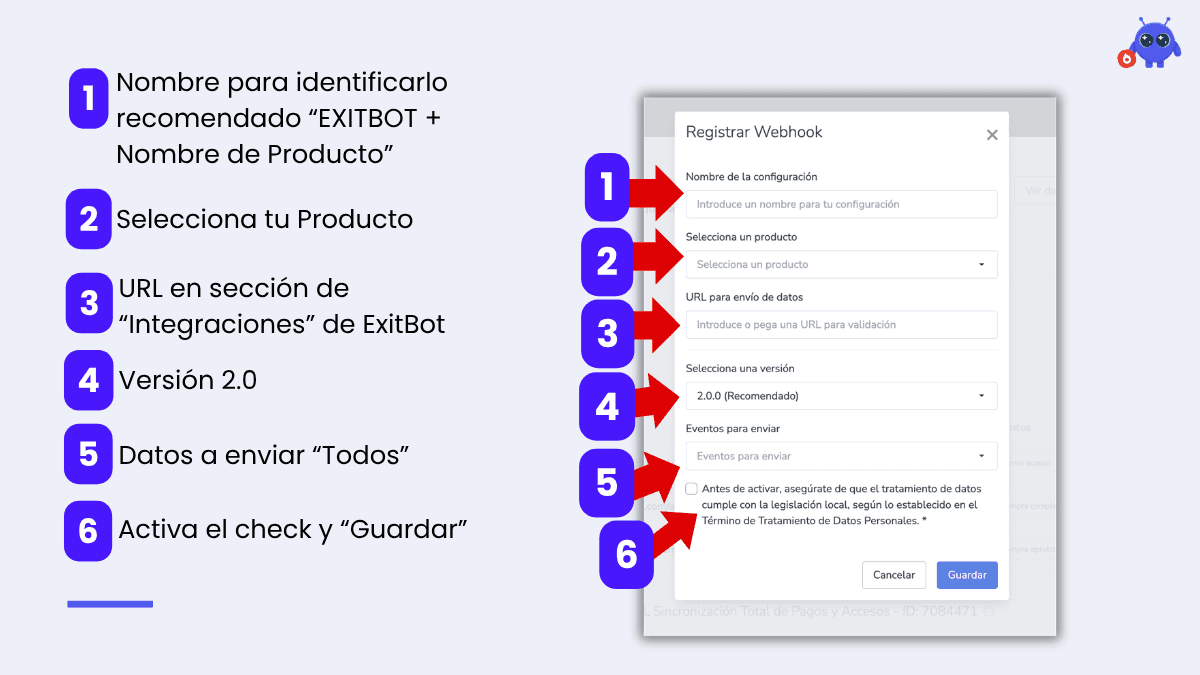 Ajustes finales del Webhook V2